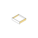 Cassetto Esterno Concept 30 Kg H105 mm P 500 Grigio Antracite Acciaio Emuca