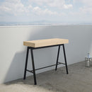 Consolle Allungabile 90-290x40x77 cm in Nobilitato Marrone