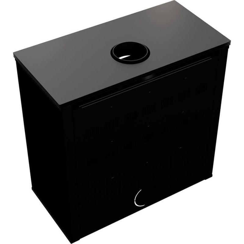 Stufa a Legna 6/16KW in Acciaio Flig Sheridan Nera