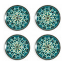 Set 4 Piatti da Portata in Porcellana Sottosmalto Decoro Orientale VdE Tivoli 1996 Cala Jondal