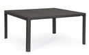 Tavolo Allungabile da Giardino 149x97/149x77.5 cm in Alluminio Kiplin Antracite