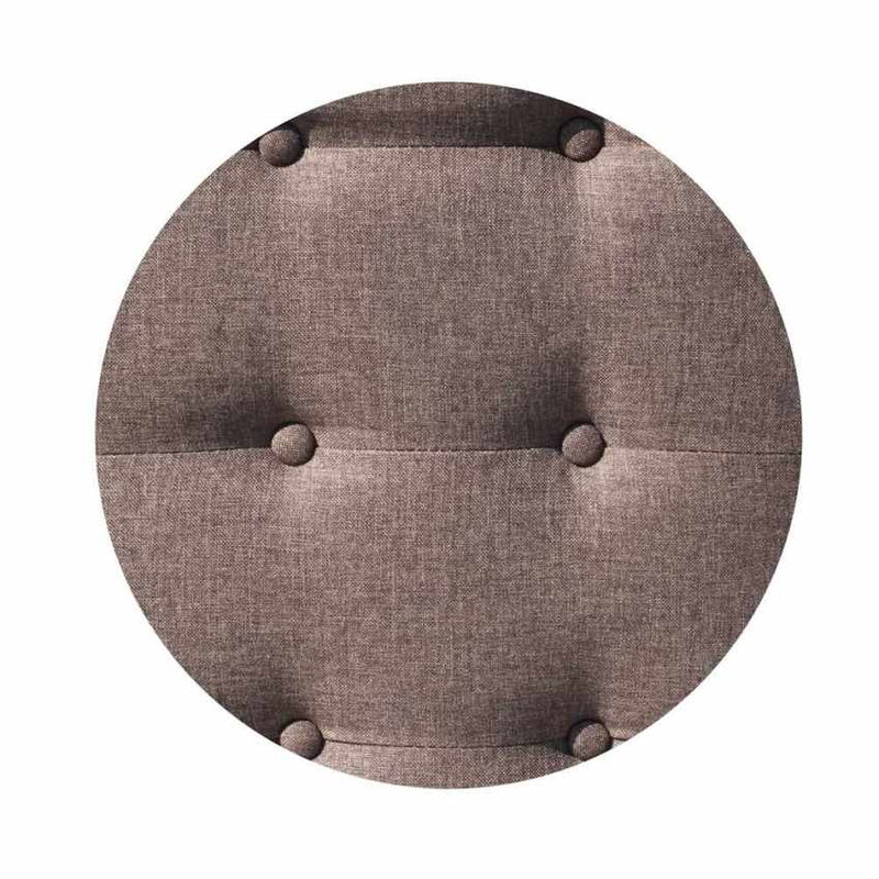 Divano Letto 192x75x76 cm in Tessuto Marrone