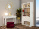 Console Luxy 100x40x79 cm in Legno e MDF e in Ferro Bianco e Oro