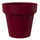 Vase Arkema POT M Ruby en résine Ø115x105 cm