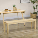 Panca 150x33x45 cm in Legno di Pino  Naturale