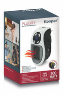 Stufa Stufetta da Parete 500W Display LCD Kooper Pluggy Bianco