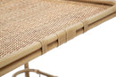 Carrello Panama 2 Ripiani 83x46x87,5 cm in Rattan