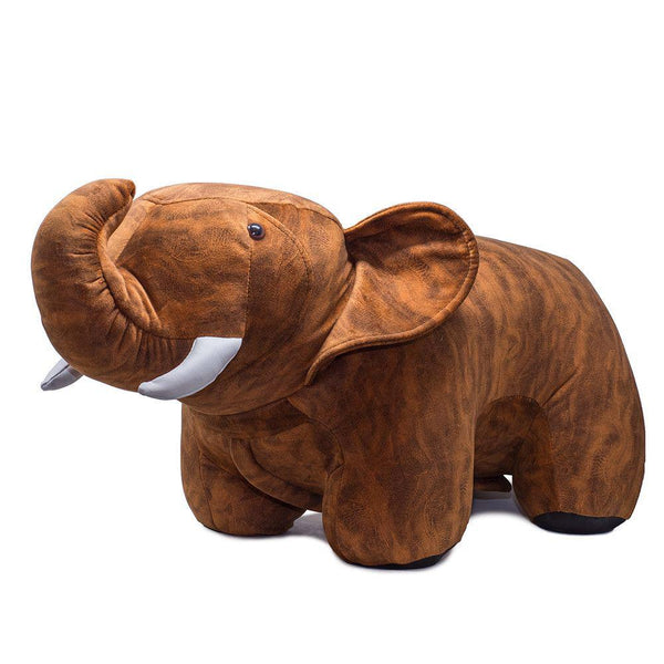 Tabouret Pouf Repose-Pieds pour Enfants 77x36x34 cm Elephant Big Brown Divina Home online