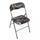 Chaise de jardin pliante Slim 44x45x79 h cm en New York Steel