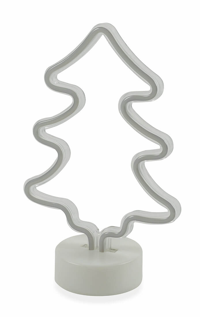 Albero di Natale Luminoso Neon a Led H29,5 cm Soriani Multicolor