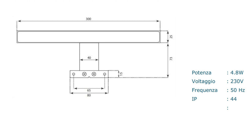 Mobile Bagno Sospeso 91cm TFT Swing Rovere Scuro