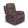 Fauteuil inclinable Chicago 97x90x100 cm Gris éléphant