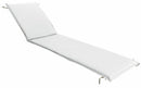 Cuscino per Lettino Prendisole 190x50x4 cm Soriani Bianco