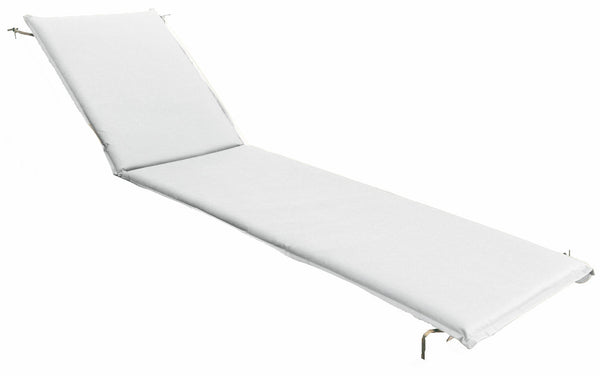 acquista Coussin pour bain de soleil 190x50x4 cm Soriani Blanc