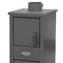 Stufa a Legna 7kW 90 m3 in Acciaio Antracite