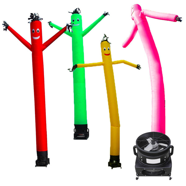 Sky Dancer chorégraphique Hauteur 6 mètres avec moteur inclus Happy Air Events Différentes couleurs acquista