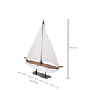 Modellino Barca a Vela 53x105 H 58 cm 