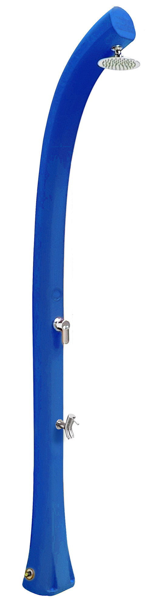 prezzo Doccia Solare da Esterno Giardino 26L Miscelatore e Lavapiedi Arkema New Happy Blu