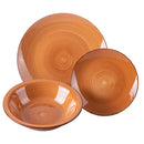 Servizio Piatti 12 Pezzi in Gres VdE Tivoli 1996 Baita Chocolate