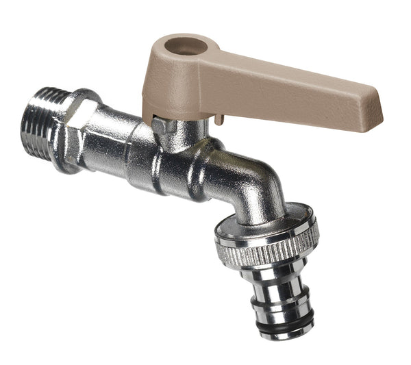 Rubinetto a Sfera per Fontana da Giardino con Leva Colorata Belfer RUB/028 Tortora prezzo