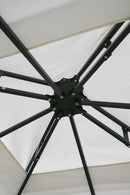 Gazebo da Giardino in Ferro 3x3 mt Soriani Sahara Ecrù