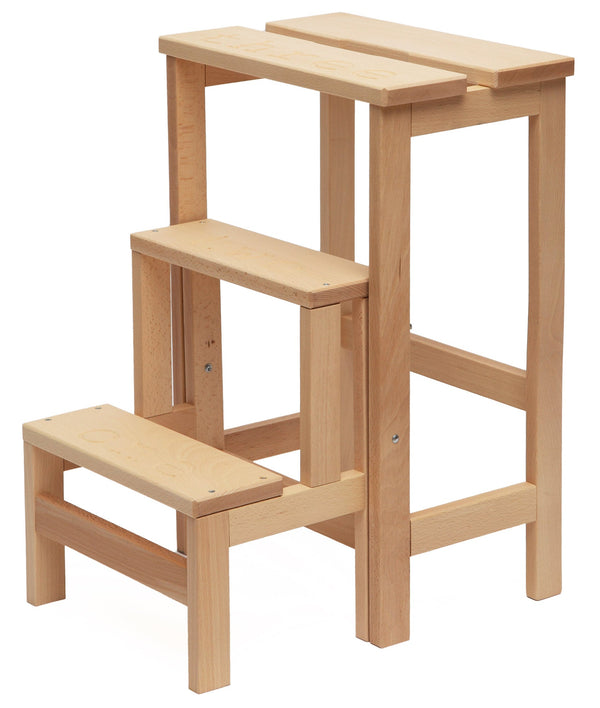 Tabouret échelle 60x40x46 cm en bois naturel prezzo