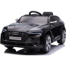 Macchina Elettrica per Bambini Licenza Audi e-Tron Sportback 12V Telecomando e Lettore Mp3 Nero 