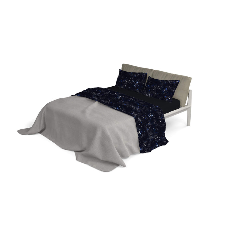 Set Lenzuola con Stampa Sopra Sotto e Federe Orione Varie Misure