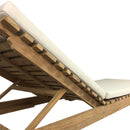 Cuscino per Lettino Prendisole Elafonisi Sfoderabile Spesso 5 cm Crema      