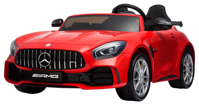 Macchina Elettrica per Bambini 2 Posti 24V con Licenza Mercedes GTR AMG Rossa