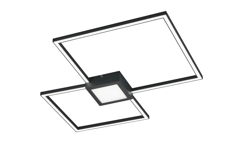 Plafoniera da Interno a LED in Metallo Antracite