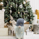 Gnomo di Natale H87 cm con Luci e Cappello Grigio