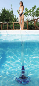 Aspiratore per Fondo Spinta Manuale Asta 240 Cm Manutenzione e Pulizia Piscina Kokido