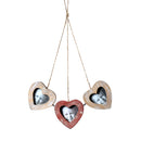 Set 4 Porta Foto da Appendere Composto da 3 Pz Misure 22x1x33 Foto4x5H cm