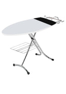 Asse da Stiro Elegant Profi 125x46cm Salvaspazio Area Ignifuga con Copriasse Gambe Triple In Acciaio      