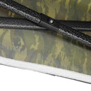 Gazebo Richiudibile Pieghevole 3x3m in Acciaio e PVC Impermeabile Mimetico