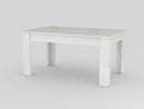 Tavolo Allungabile 160/210x90x75 cm Jesi Cemento/Bianco  