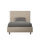 1 lit Queen Size, 1 lit Queen et un demi-taille Focus Tourterelle Gris Différentes tailles