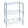 Etagère En Acier Chromé 4 Niveaux 36X60X75Cm Tosini Light AC1424-3