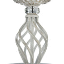 Lampada pendente Elegant in Metallo Grace Bianco con Oro