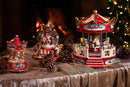 Carosello Natale con musica e movimento 13,5 cm 