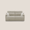 Divano Letto 3 Posti 196x102x97 cm in Tessuto Panna