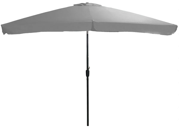 online Parasol de jardin 2x3m en métal et polyester gris
