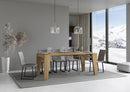 Consolle Allungabile 90-300x42x77 cm in Nobilitato Marrone