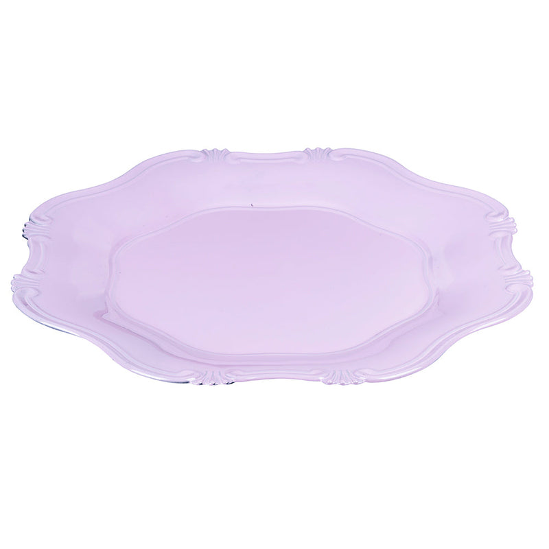 Set 4 Sottopiati Ø33x2 cm  in Polipropilene VdE Tivoli 1996 Hippy 