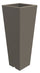 Vase 34x86 cm en résine Arkema Quadro 86 Tourterelle Gris