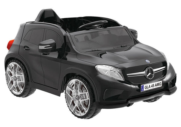 Véhicule électrique porteur pour enfants 12V sous licence Mercedes GLA 45 AMG Noir online