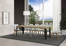 Tavolo Allungabile 90-246x90x77 cm Flame Quercia Naturale