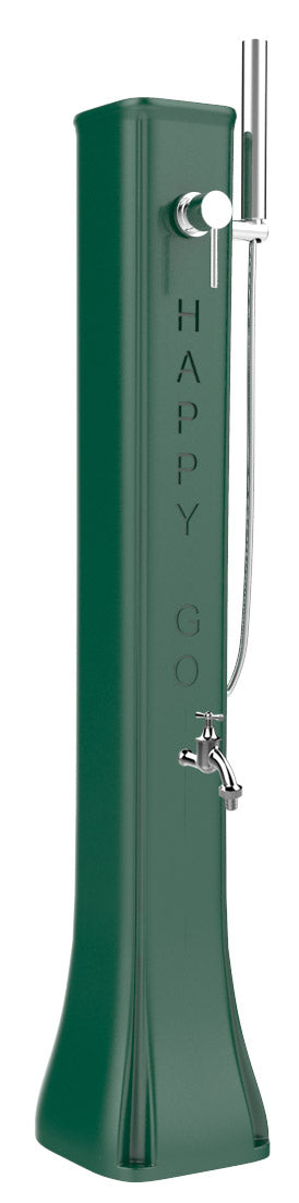 sconto Mini Doccia Solare da Giardino Lavapiedi Miscelatore e Doccetta Mobile Arkema Happy Go Verde