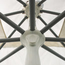 Ombrellone da Giardino 2,5x2,5 m Palo Ø38 mm in Alluminio Kraus Quattro Bianco